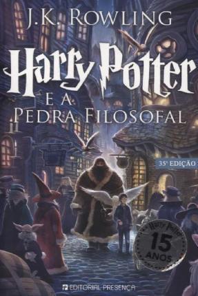 Gallimard, Jean-François Ménard, Joanne K. Rowling, Alicia Dellepiane Rawson, Laura Escorihuela Martínez, Levi Pinfold, J. K. Rowling: Harry Potter e a pedra filosofal (Portuguese language, 2001)